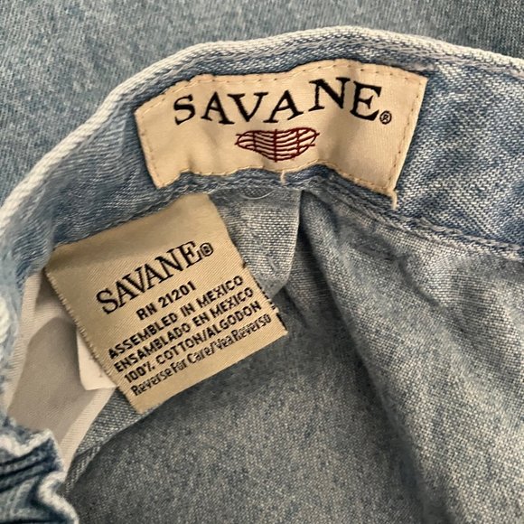 Savane Denim Jean Shorts size 42 - Picture 3 of 4